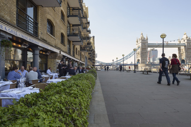 the gastro hub of Butlers Wharf
